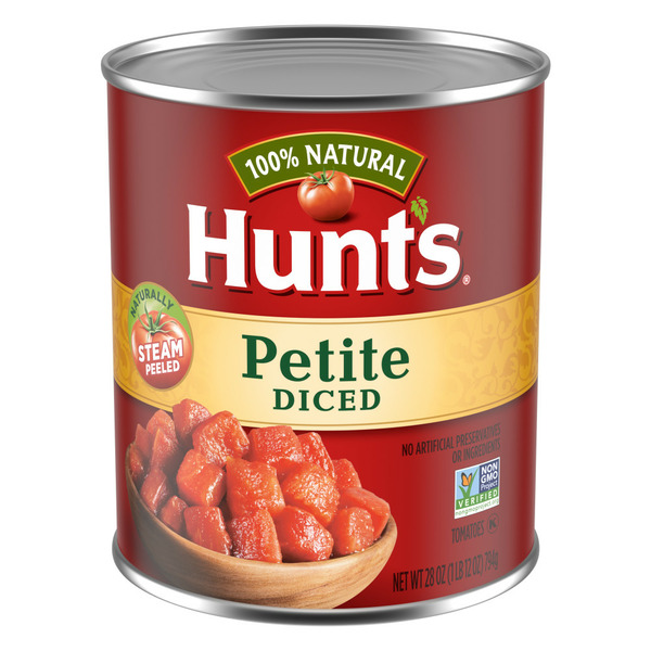 Canned & Jarred Vegetables Hunt's Petite Diced Tomatoes hero