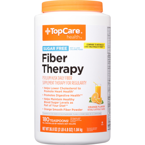 Digestion TopCare Fiber Therapy, Sugar Free, Orange Flavor hero