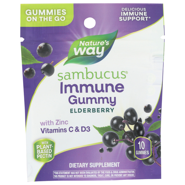 Nature's Way Sambucus Immune Gummy hero