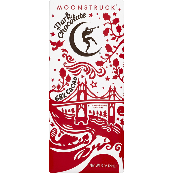 Candy & Chocolate Moonstruck Chocolate Dark Chocolate, 68% Cacao hero