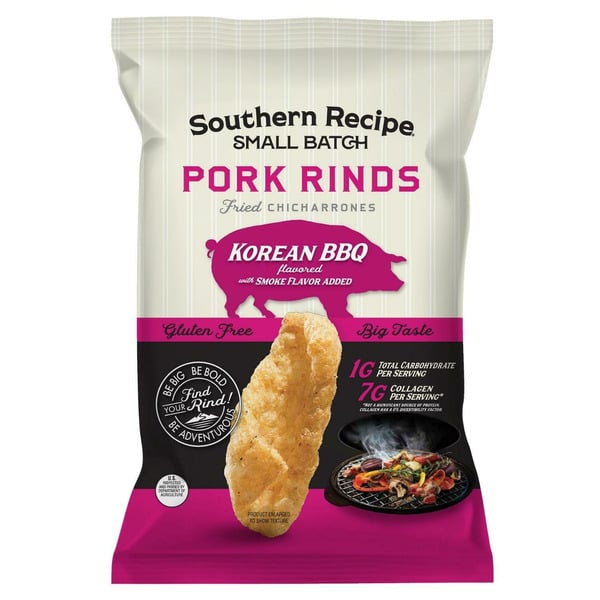 Crackers Southern Recipe Small Batch Korean BBQ Pork Rinds hero