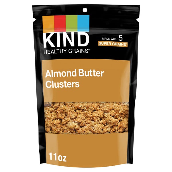 Energy & Granola Bars KIND Healthy Grains Clusters Almond Butter Whole Grain hero