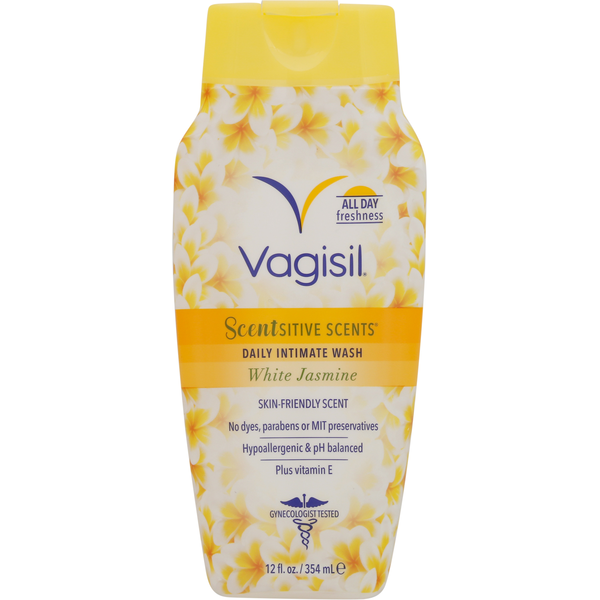 Feminine Care Vagisil Intimate Wash, Daily, White Jasmine hero