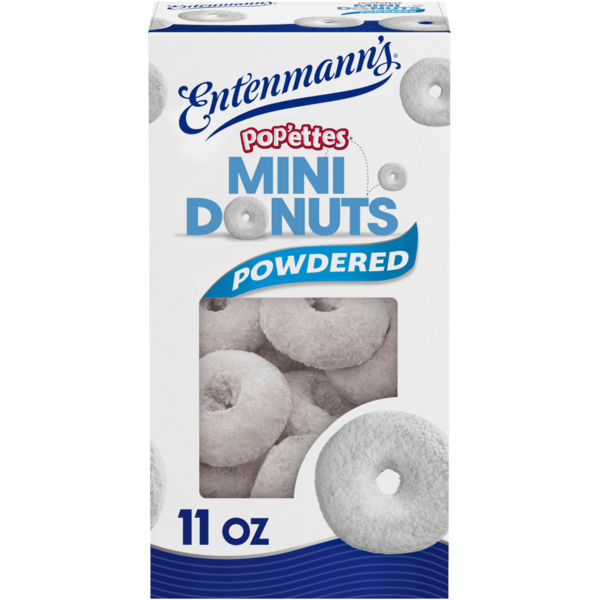 Cookies & Cakes Entenmann's Pop'ettes Powdered Donuts hero