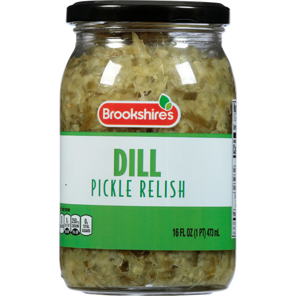 Canned & Jarred Vegetables Brookshire's Pickle Relish, Dill, hero