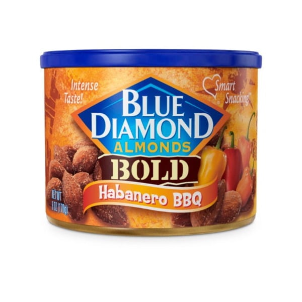 Nuts, Seeds & Dried Fruit Blue Diamond BOLD Almonds, Habanero BBQ hero