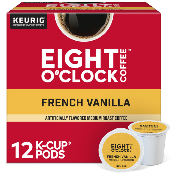 Coffee Eight O’Clock French Vanilla K-Cup Pods hero