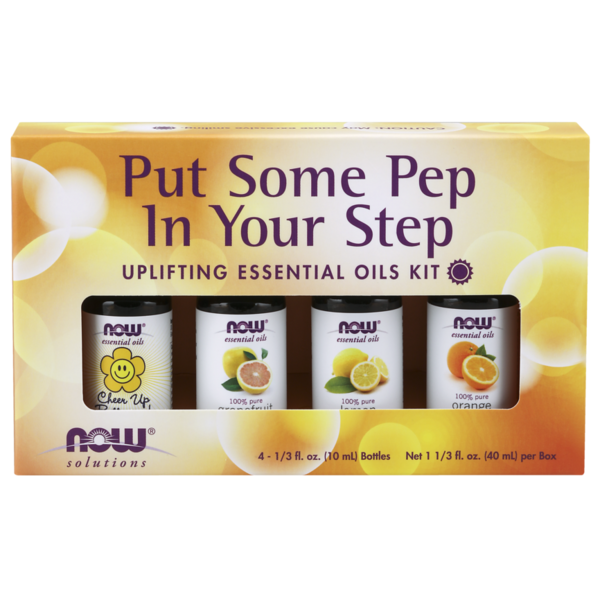 NOW Put Some Pep in Your Step Essential Oils Kit hero