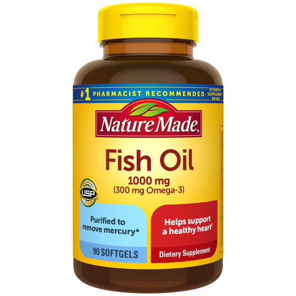 Vitamins & Supplements Nature Made Fish Oil 1000 mg Softgels hero