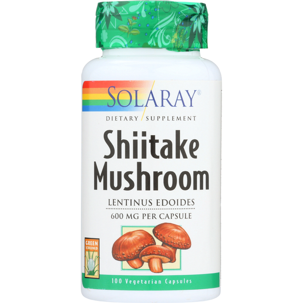 Vitamins & Supplements Solaray Shiitake Mushrooms Capsules hero