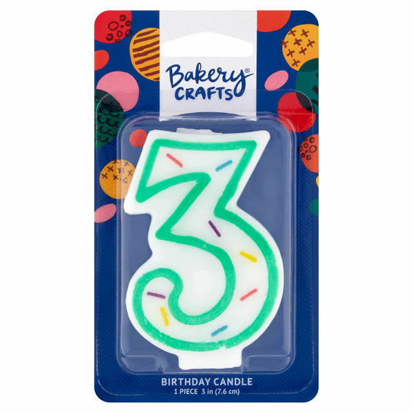 Kitchen Supplies 3 In 3 Birthday Candle hero