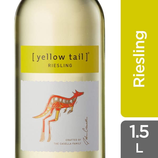 White Wine [yellow tail] Riesling hero