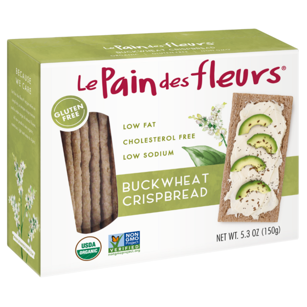 Crackers Le Pain Des Fluers 100% Organic Buckwheat Crispbread hero