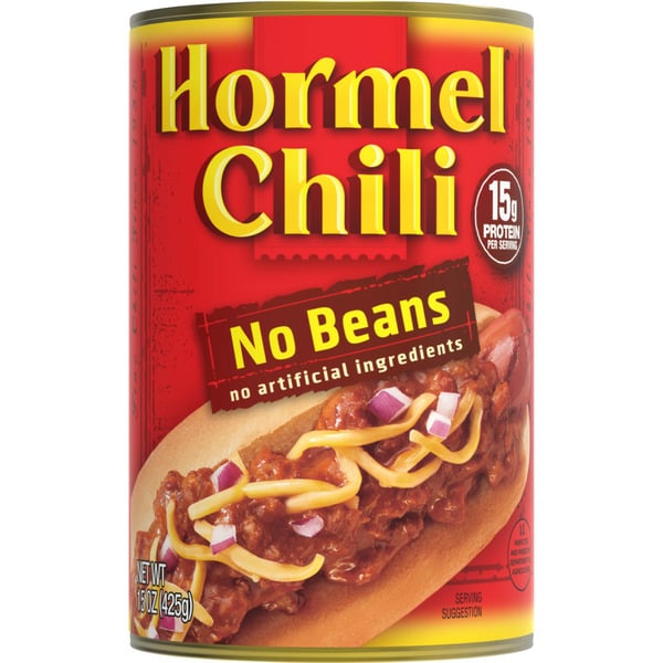 Canned Meat, Seafood & Beans Hormel Chili No Beans hero