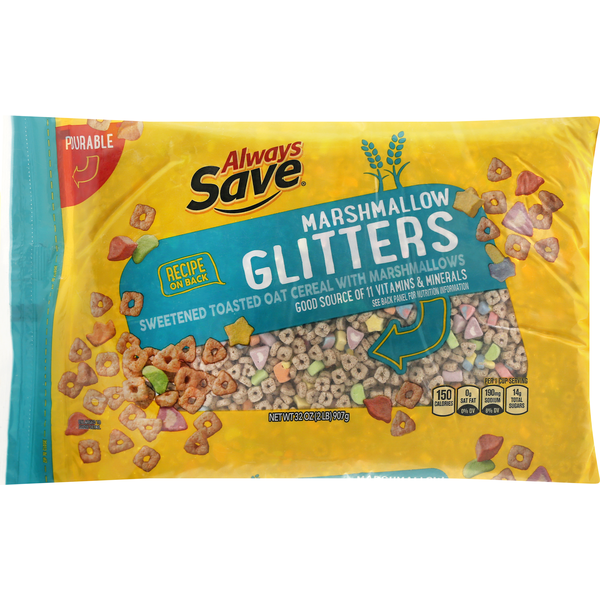 Candy & Chocolate Always Save Cereal, Marshmallow Glitters hero