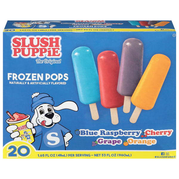 Ice Cream & Ice Slush Puppie Frozen Pops, Assorted hero