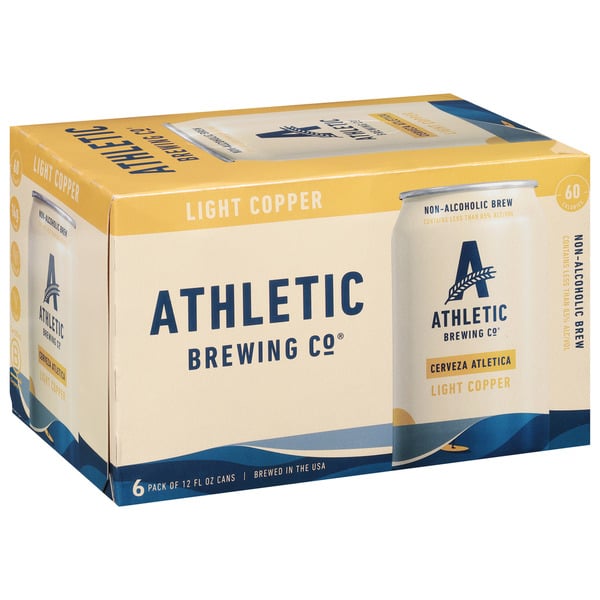 Refrigerated Athletic Brewing Co. Non-Alcoholic Cerveza Atletica, Light Copper hero