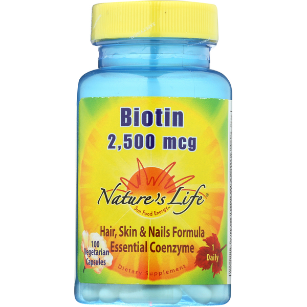 Vitamins & Supplements Nature's Life Biotin 2,500 Mcg hero