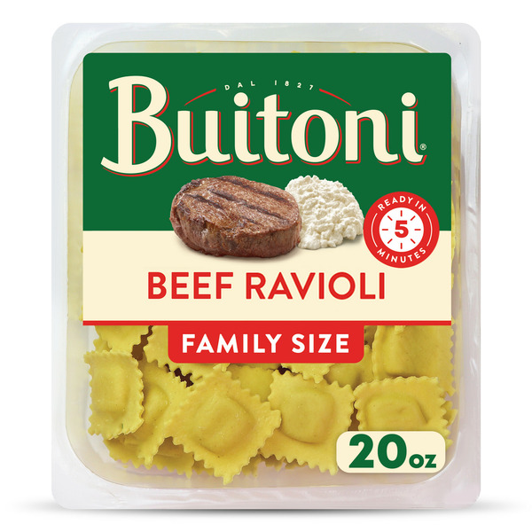 Fresh Pasta Buitoni Beef Ravioli, Refrigerated Pasta hero