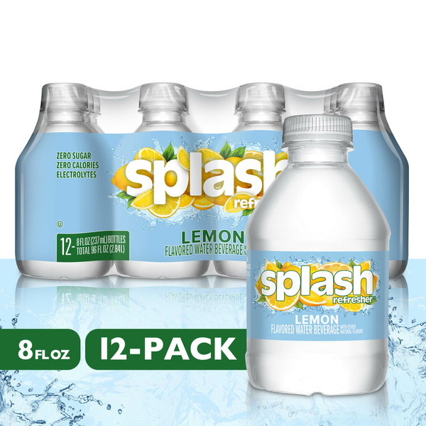 Water, Seltzer & Sparkling Water Splash Refresher Lemon Flavored Water hero