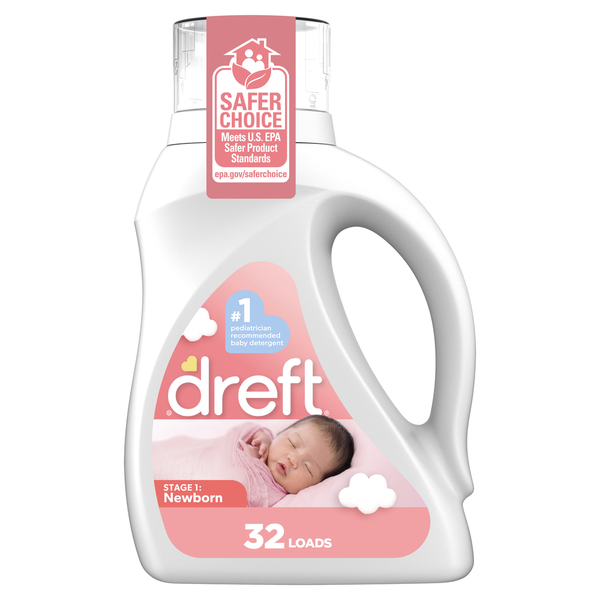 Laundry Dreft Stage 1: Newborn Baby Liquid Laundry Detergent, 32 loads hero