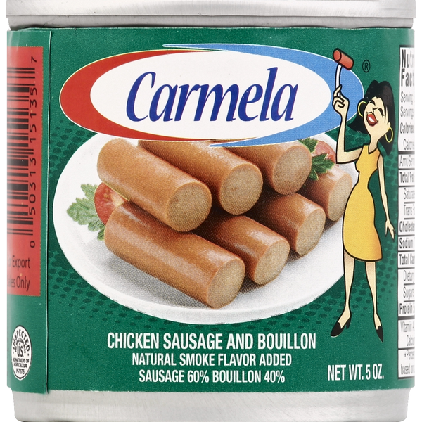 Canned Meat & Seafood Carmela Chicken Sausage and Bouillon hero