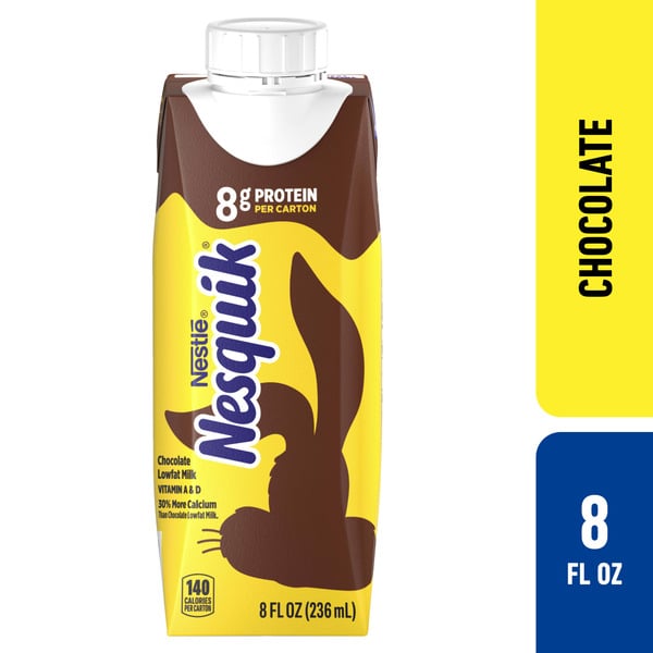 Milk Nestlé NESQUIK Chocolate Lowfat Milk hero