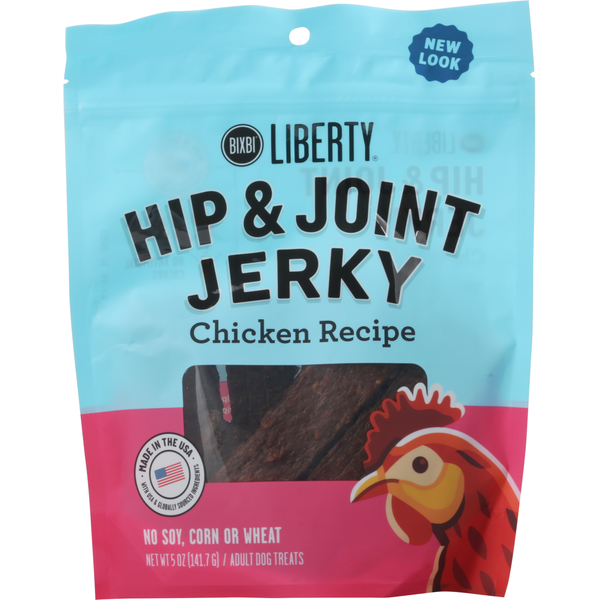 Dog Food & Care Liberty Dog Treats, Chicken Recipe, Hip & Joint Jerky, Adult hero