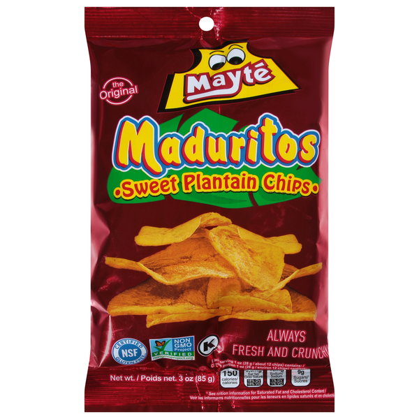 Fruit & Vegetable Snacks Mayte Plantain Chips, Sweet hero