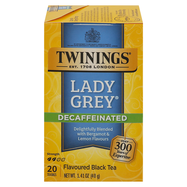 Tea Twinings Lady Grey Naturally Decaffeinated Tea hero