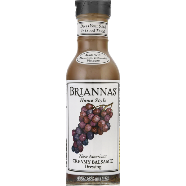 Salad Dressing & Toppings BRIANNAS New American Creamy Balsamic Dressing hero