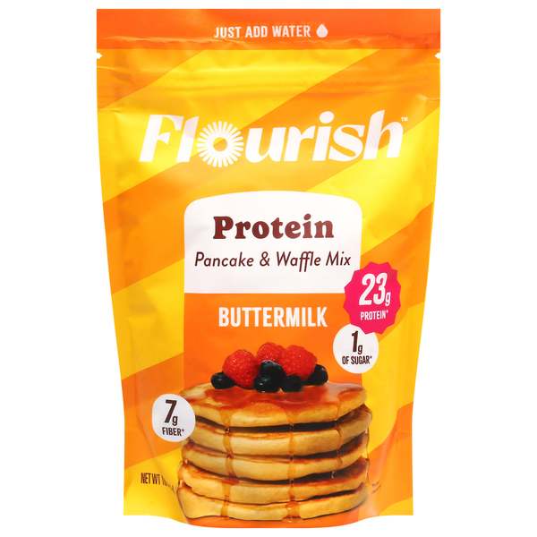 Flourish Pancake & Waffle Mix, Buttermilk hero