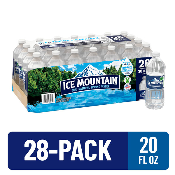 Water, Seltzer & Sparkling Water Ice Mountain 100% Natural Spring Water hero