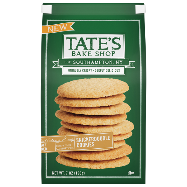 Packaged Cookies Tate's Bake Shop Cookies, Snickerdoodle hero