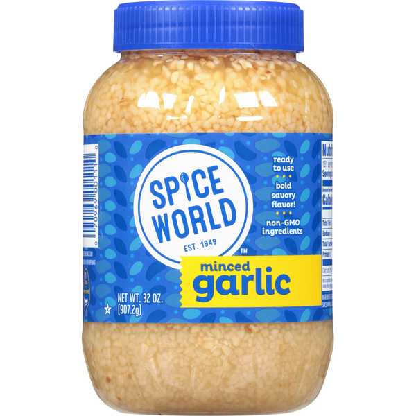 Canned & Jarred Vegetables Spice World Garlic, Minced hero