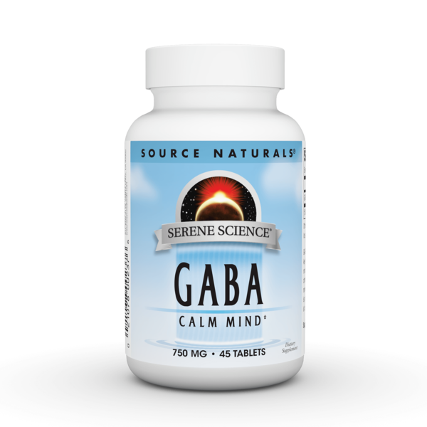 Vitamins & Supplements Source Naturals Serene Science GABA Tablet hero