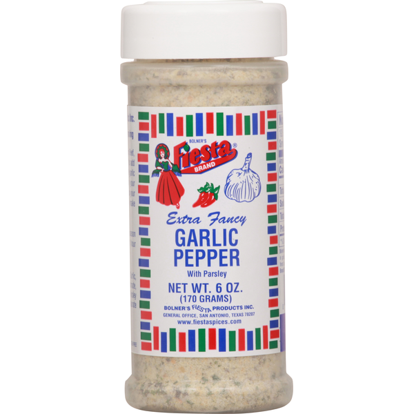 Spices & Seasonings Fiesta  Garlic Pepper with Parsley, Extra Fancy hero