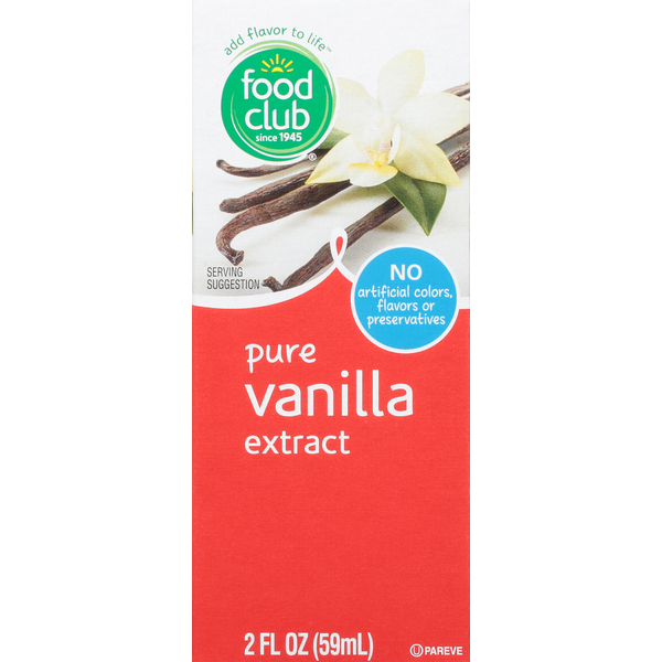 Baking Ingredients Food Club Vanilla Extract, Pure hero