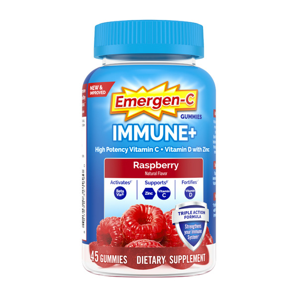 Emergen-C Immune+ Triple Action Gummies hero