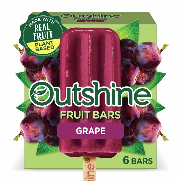 Ice Cream, Novelties & Ice Outshine Grape Fruit Bars hero