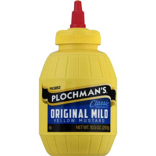 Condiments Plochman's Mild Yellow Squeeze Mustard hero