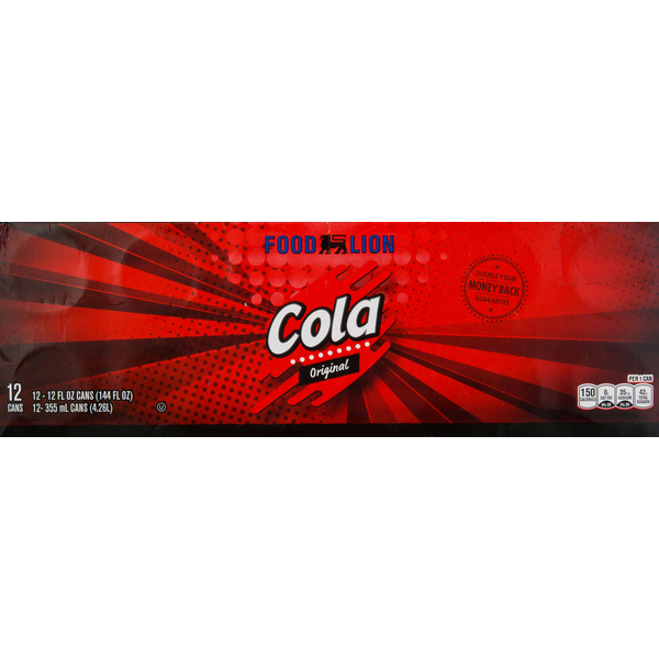 Soft Drinks Food Lion Cola, Original hero