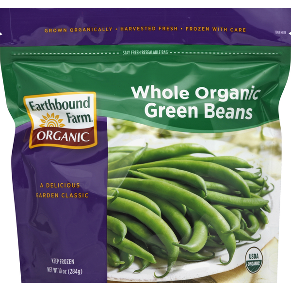 Frozen Produce Earthbound Farm Green Beans, Whole, Organic hero