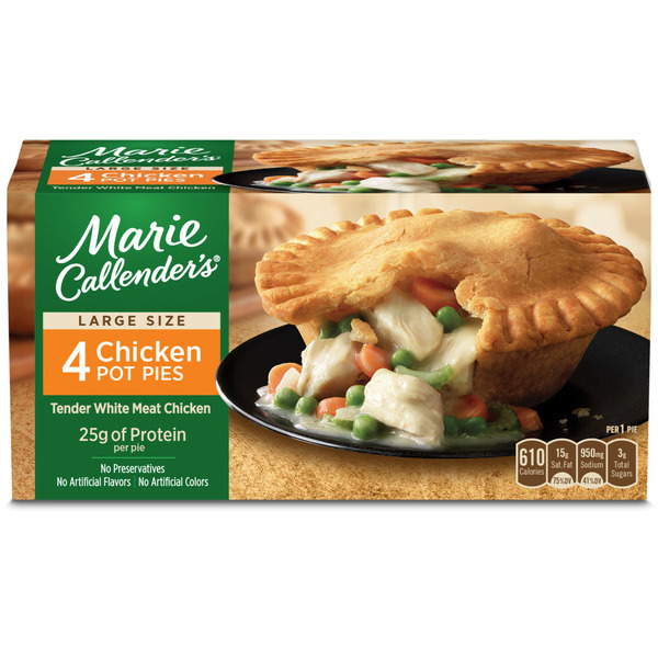 Frozen Dessert Marie Callender's Chicken Pot Pie, Frozen Meal hero