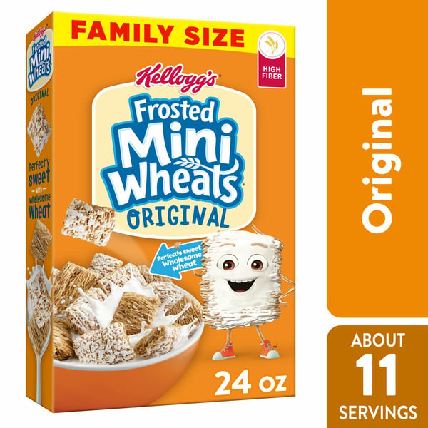 Cereal & Granola Frosted Mini-Wheats Breakfast Cereal, Kids Cereal, Family Breakfast, Original hero