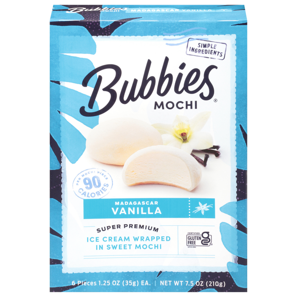 Ice Cream & Ice Bubbies Mochi, Madagascar Vanilla hero