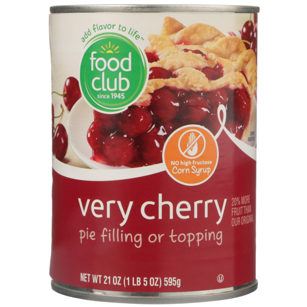 Baking Ingredients Food Club Very Cherry Pie Filling Or Topping hero