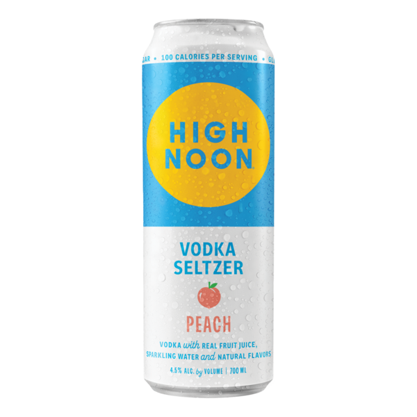 Spirits High Noon Peach Vodka Hard Seltzer 700ml Can hero