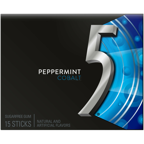 Mint & Gum 5 GUM Peppermint Cobalt Sugar Free Chewing Gum hero