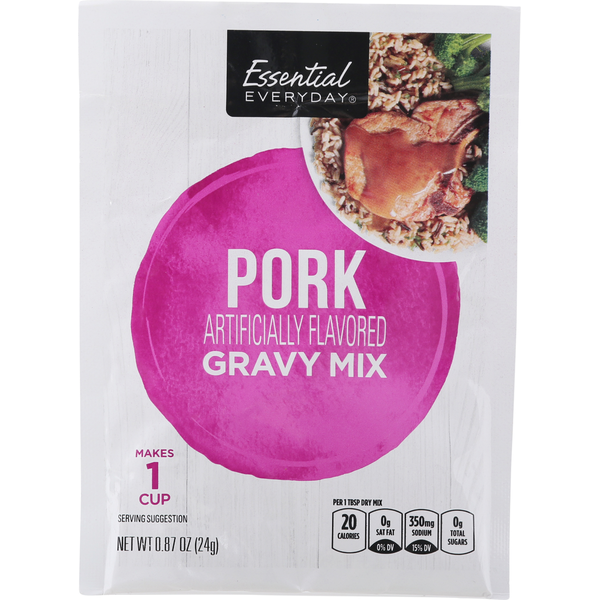 Condiments Essential Everyday Gravy Mix, Pork hero